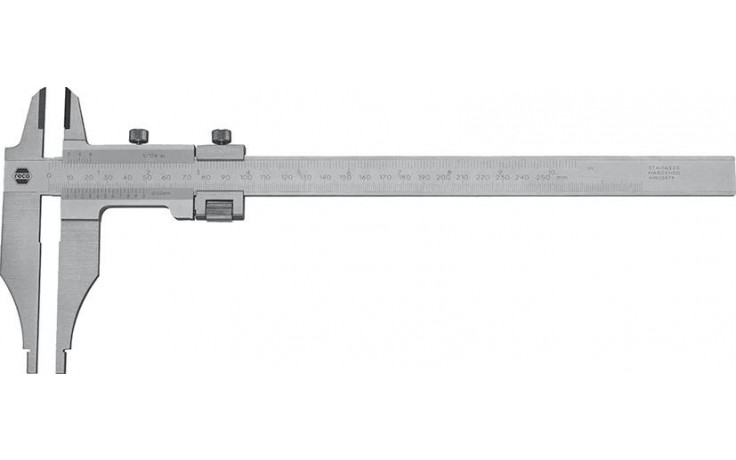 Präzisions-Werkstatt-Schiebelehren, Messbereich 300 mm, Maßschenkellänge 100 mm