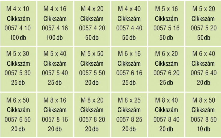 RECA Sortiment - DIN 933 - 8.8 - verzinkt blau - M4-M8 - 610-teilig
