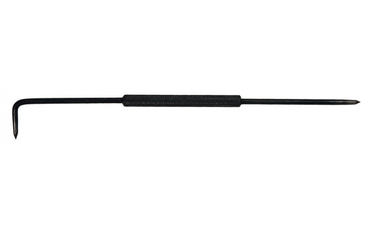 HM-Reißnadel, gebogen, gerändelter Griff