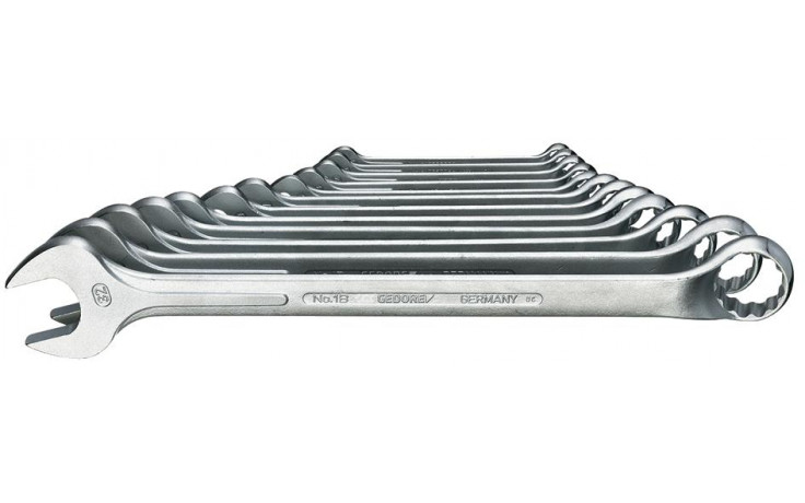 Ring-Maulschlüssel-Satz DIN 3113 GEDORE-Vanadium 1B/012 12-teilig SW 10-32
