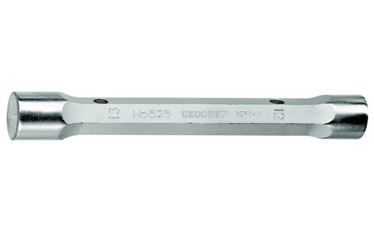 GEDORE 6-kant-Doppel-Rohrsteckschlüssel DIN896A schwere Ausführung SW 12 x 13 mm