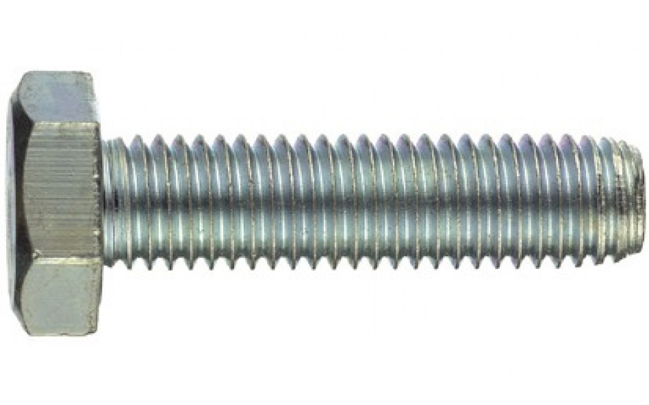 Sechskantschraube DIN 558 - 4.6 - verzinkt blau - M16 X 80