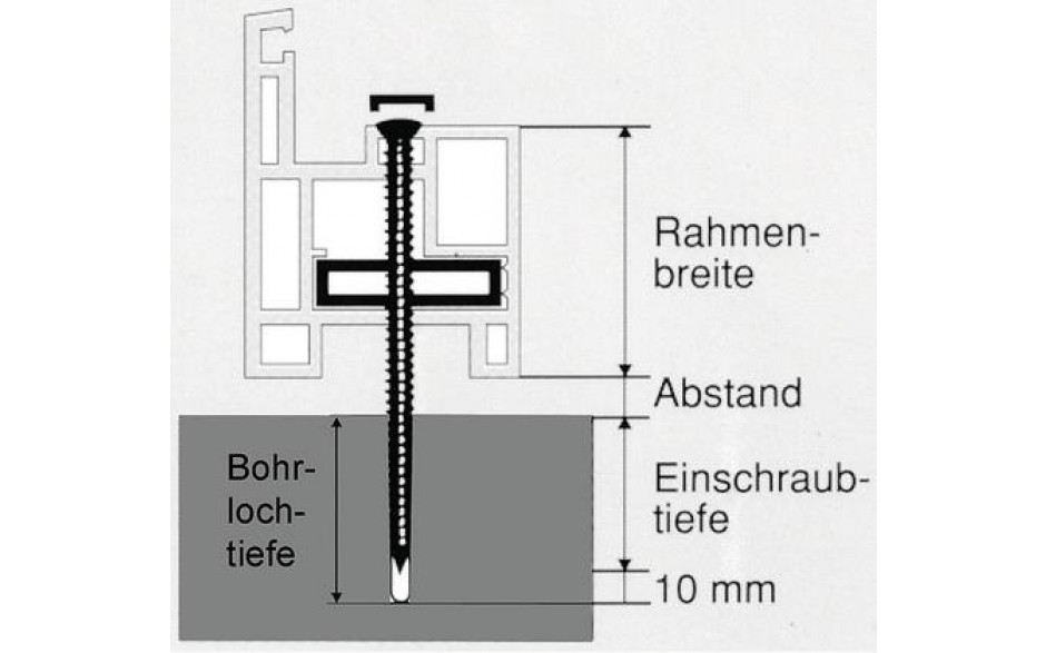 Turboschraube mit Zylinderkopf Ø8 - Stahl - verzinkt blau - 7,5 X 112 - TX30