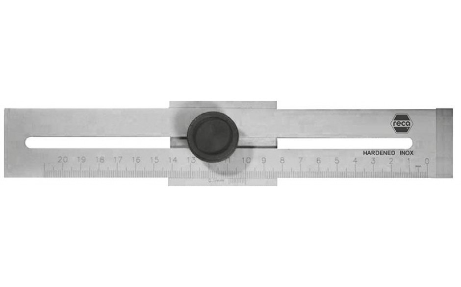 Streichmaß, flache Ausführung, Messbereich 250 mm