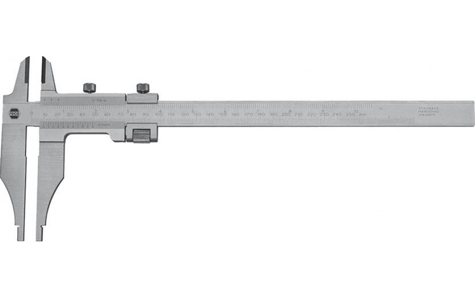 Präzisions-Werkstatt-Schiebelehren, Messbereich 300 mm, Maßschenkellänge 100 mm
