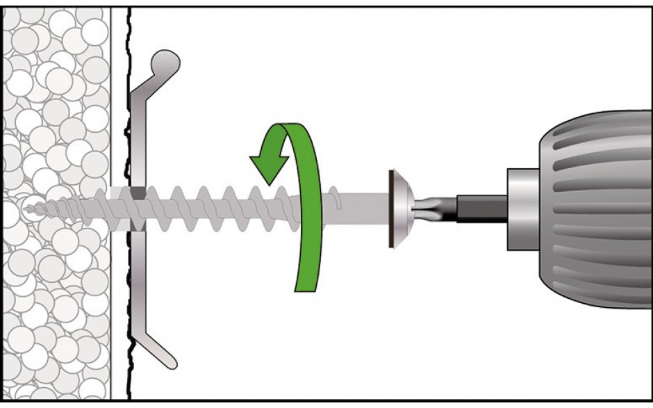 Isolierschraubdübel IPSD - telegrau RAL 7045 - Länge 80mm