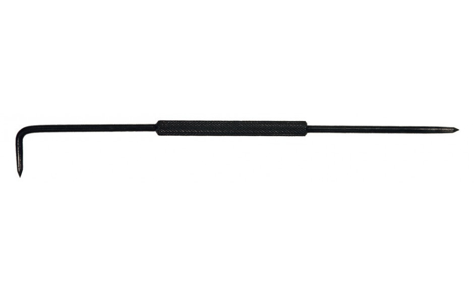 HM-Reißnadel, gebogen, gerändelter Griff