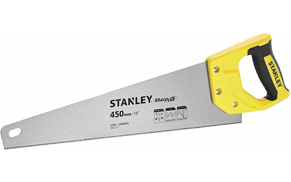 Fuchsschwanz STANLEY SHARPCUT 450 mm 11 Zähne/Zoll