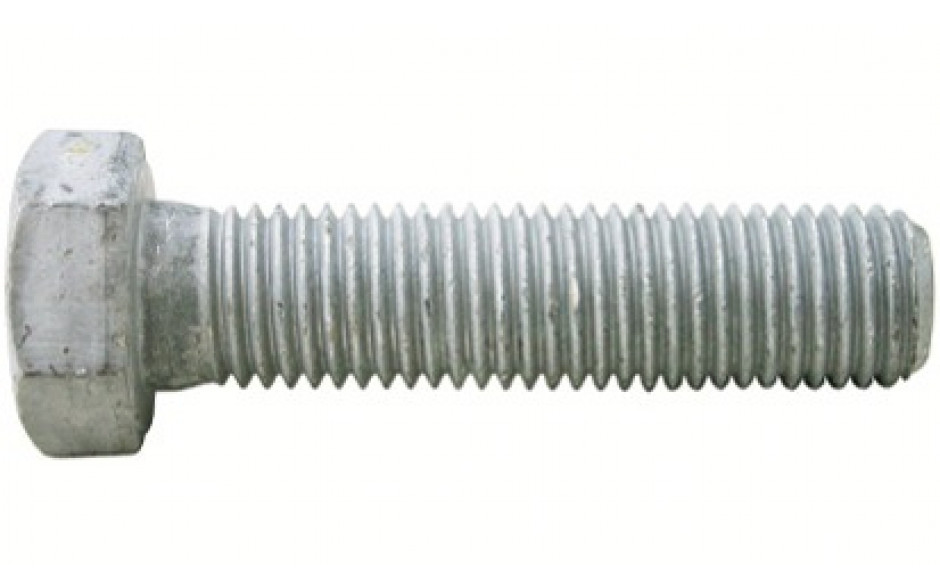 Sechskantschraube ISO 4017 - 8.8U - feuerverzinkt - M8 X 45