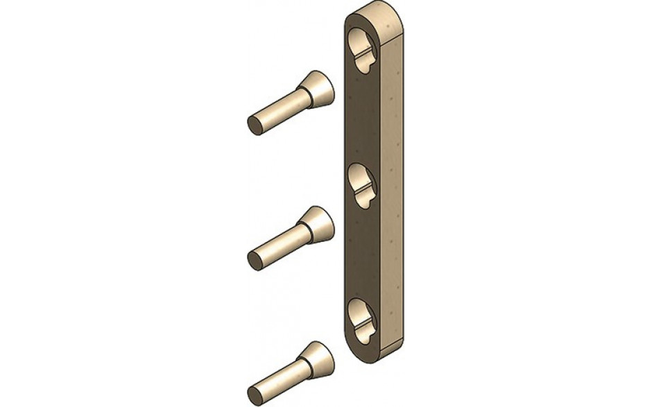 Metallfreie Konusverbindung Set D reduziert (Einzelbett)