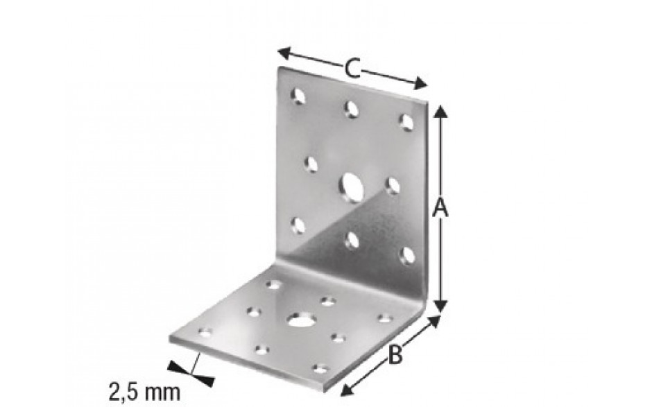 SIMPSON Winkelverbinder AB55365 feuerverzinkt