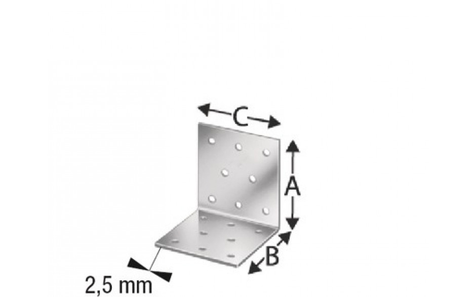 SIMPSON Winkelverbinder ANP256660 feuerverzinkt