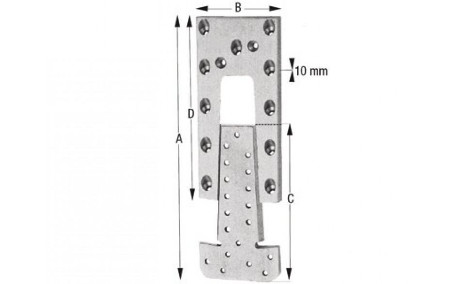 SIMPSON Passverbinder ETB 190 Aluminium