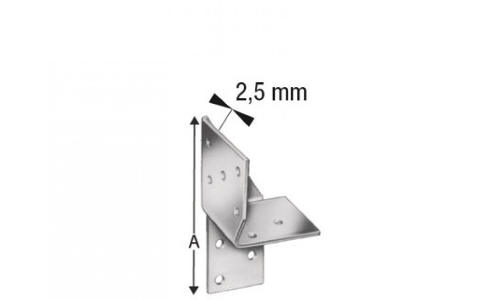 SIMPSON Universal Verbinder UNI100 Rechts feuerverzinkt