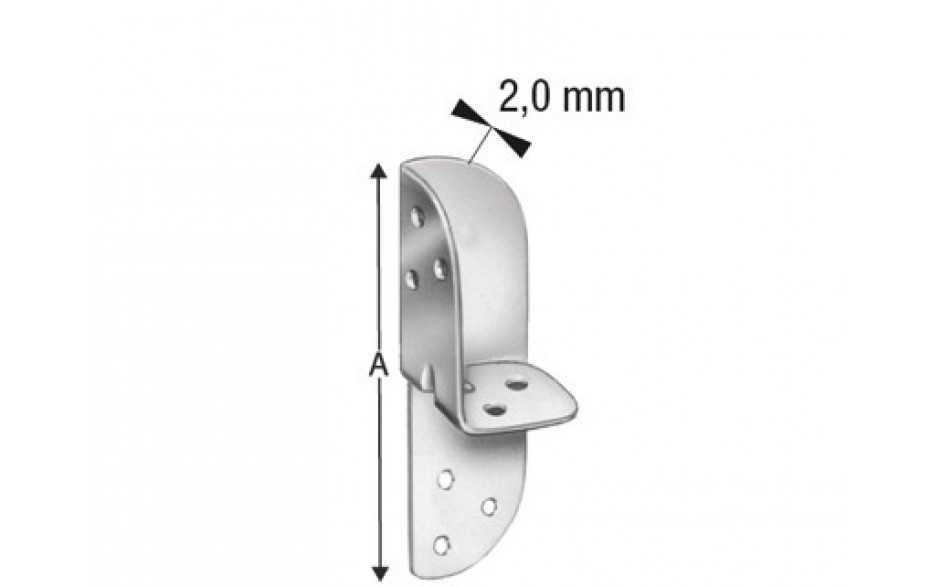 SIMPSON Universal Verbinder UNI96 Rechts feuerverzinkt