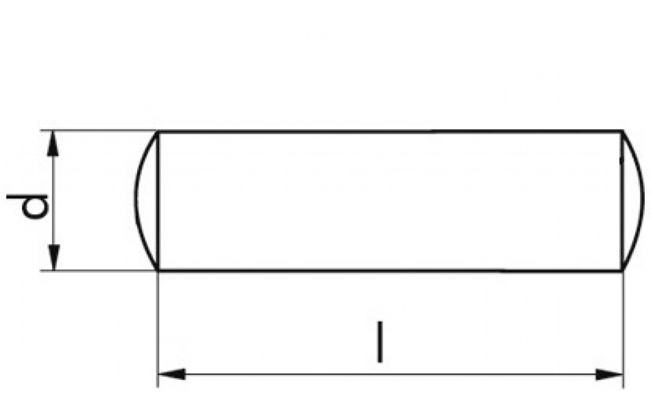 BMF Stabdübel, Durchmesser 12 mm, Länge 110 mm