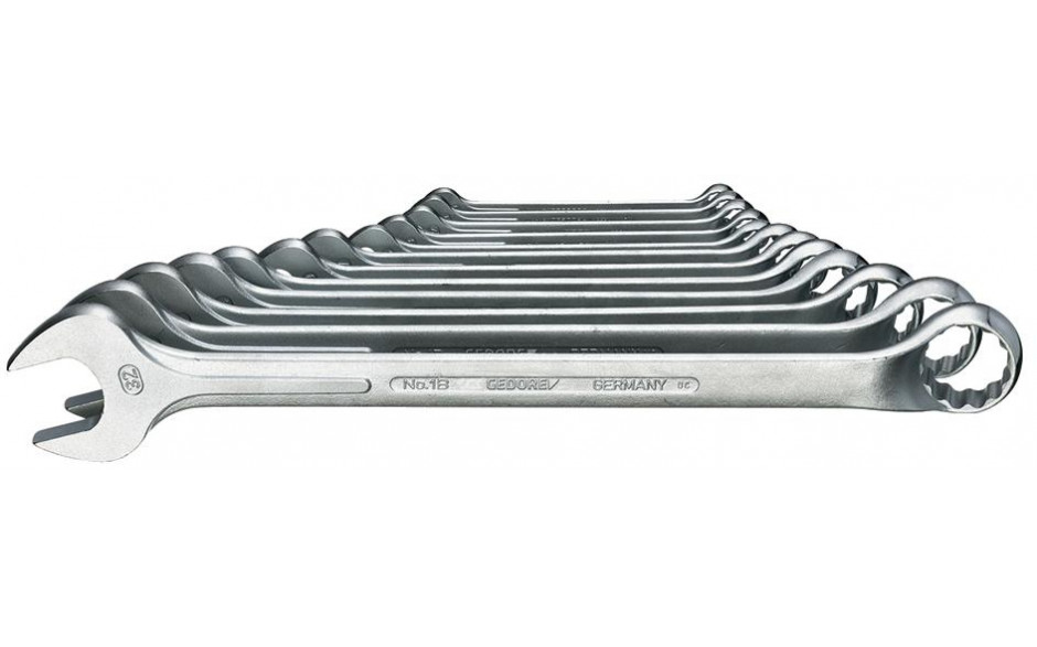 Ring-Maulschlüssel-Satz DIN 3113 GEDORE-Vanadium 1B/012 12-teilig SW 10-32