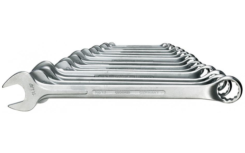 Ring-Maulschlüssel-Satz DIN 3113 GEDORE-Van.1B/014A 14-teil.Sw 5/16-1.1/4"AF