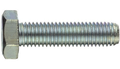 Sechskantschraube DIN 558 - 4.6 - verzinkt blau - M16 X 80