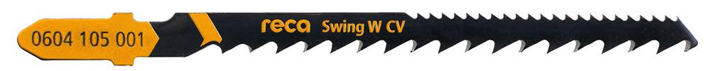 RECA Stichsägeblatt Wood Swing 4 mm für grobe, schnelle Kurvenschnitte 75/100 mm