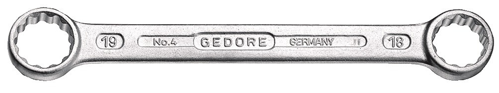 GEDORE Doppelringschlüssel Chrom-Vanadium SW 13 x 17 mm DIN 837
