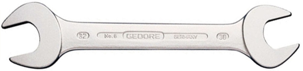 GEDORE Doppelmaulschlüssel Chrom-Vanadium SW 4 x 4,5 mm DIN 3110