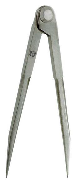 Spitzzirkel mit Nietscharnier, ohne Stellbogen, Länge 250 mm