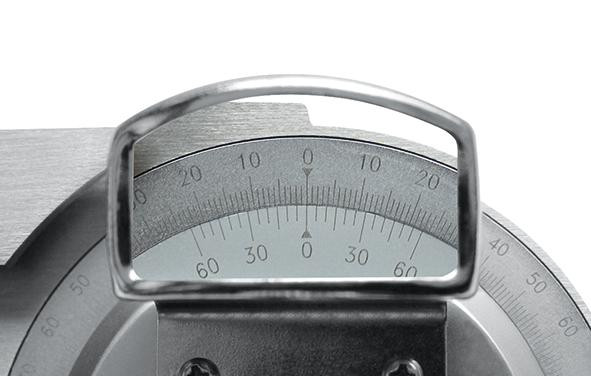 Universal-Winkelmesser, mit Schiene, Schienenlänge 300 mm