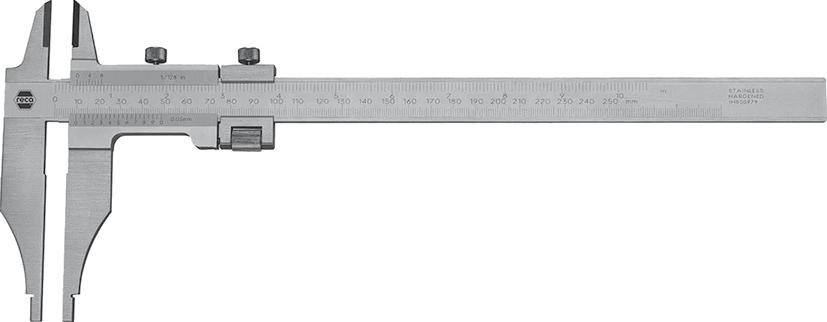 Präzisions-Werkstatt-Schiebelehren, Messbereich 300 mm, Maßschenkellänge 100 mm