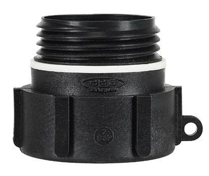 Adapter 56 x 4 Außengewinde, 2" Innengewinde für Hebelzylinderpumpe