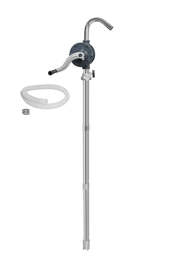 Aluminium Kurbelpumpe mit Schlauch,Förderleistung 12-16l/min,für Schalöle/Motoröle
