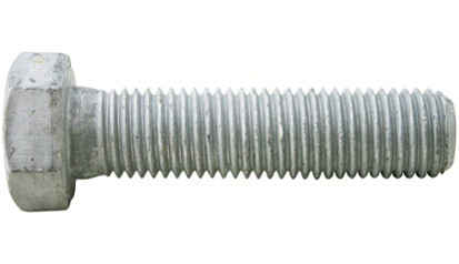 Sechskantschraube ISO 4017 - 8.8U - feuerverzinkt - M8 X 45