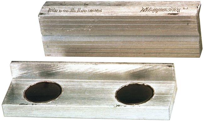 Spezial-Schutzbacken, aus Aluminium, Backenbreite 115 mm, Ausführung: gerillt