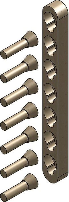 Metallfreie Konusverbindung Set E (Doppelbett)