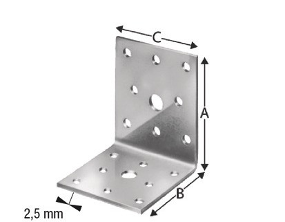 SIMPSON Winkelverbinder AB55365 feuerverzinkt