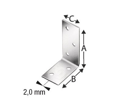 SIMPSON Winkelverbinder ANPS204625 feuerverzinkt