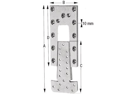 SIMPSON Passverbinder ETB 160 Aluminium