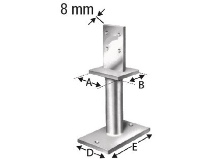 SIMPSON Stützenfuss PISB260G feuerverzinkt