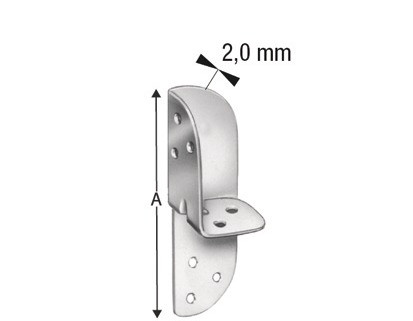 SIMPSON Universal Verbinder UNI96 Rechts feuerverzinkt