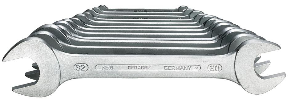 GEDORE Doppelmaulschlüsselsatz DIN 3110 Chrom-Vanadium 6/12 12teilig