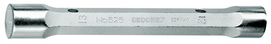 GEDORE 6-kant-Doppel-Rohrsteckschlüssel DIN896A schwere Ausführung SW 12 x 13 mm