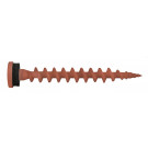 Isolierschraubdübel IPS - kupferbraun RAL 8004 - Länge 80mm