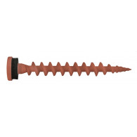 Isolierschraubdübel IPS - kupferbraun RAL 8004 - Länge 80mm