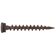 Isolierschraubdübel IPS - sepiabraun RAL 8014 - Länge 80mm